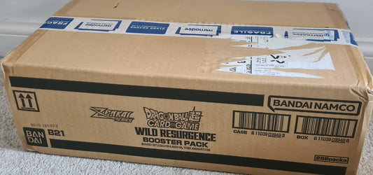 Dragon Ball Super Wild Resurgence Zenkai Series 04 B18 Sealed Booster Box Case (12 booster boxes)