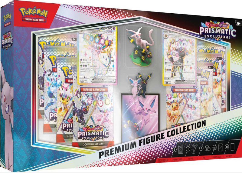 Pokémon TCG: Scarlet & Violet 8.5 Prismatic Evolutions - Premium Figure Collection