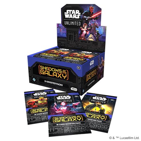 Star Wars: Unlimited Shadows of the Galaxy Booster Box (24 Packs)