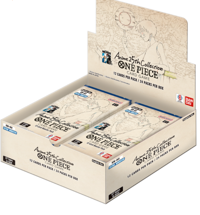 One Piece EB02 Anime 25th Collection Booster Box (24 Booster packs)