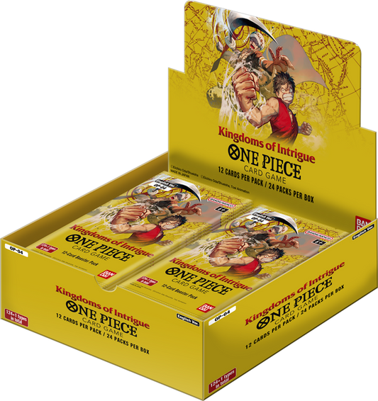One Piece OP04 - Kingdoms Of Intrigue Sealed Booster Box (24 Booster packs)