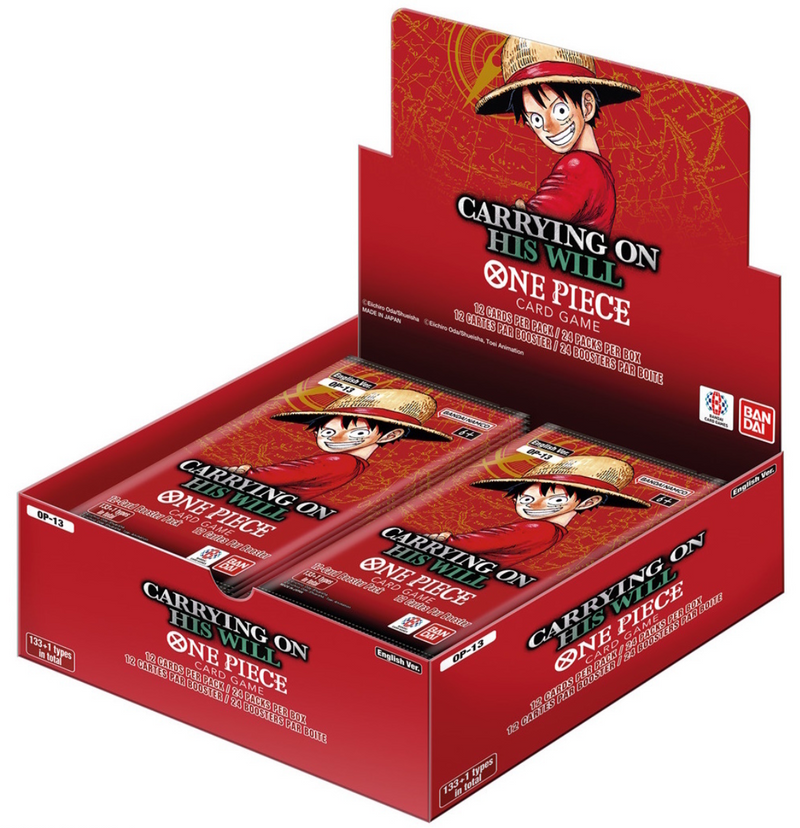 One Piece OP13 Carrying On His Will Booster Box (24 Booster packs)