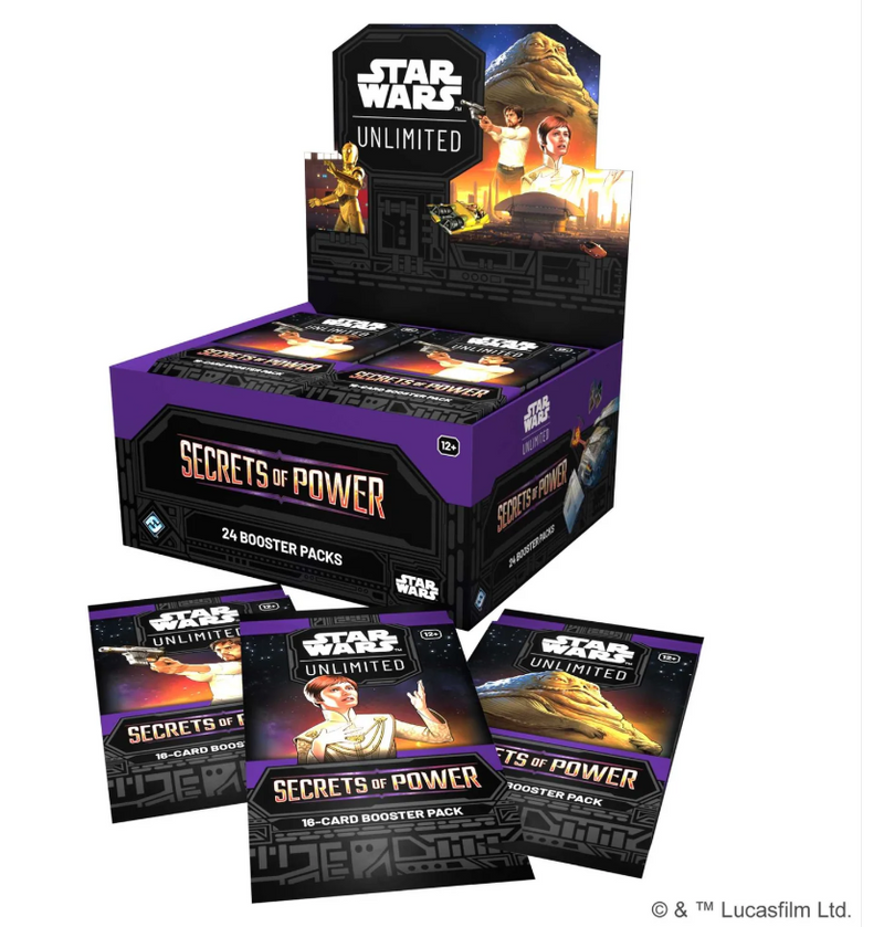 Star Wars: Unlimited - Secrets of Power Booster Box Display