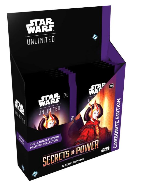 Star Wars: Unlimited - Secrets of Power Carbonite Booster Box Display