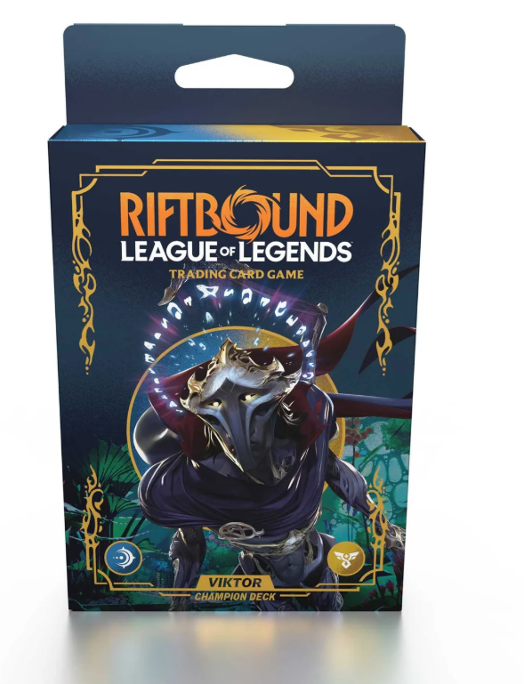 Riftbound: League of Legends Trading Card Game - Set 1 -Origins Champion Deck - Viktor Display