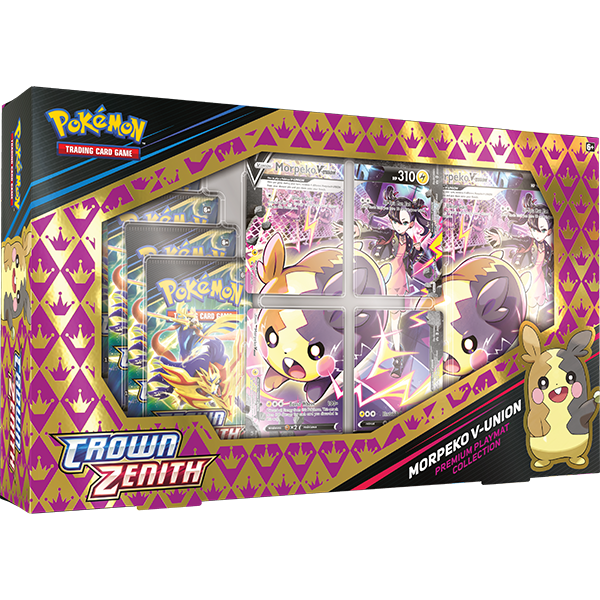 Pokémon TCG: Sword & Shield 12.5 Crown Zenith Premium Playmat Collection - Morpeko V-UNION