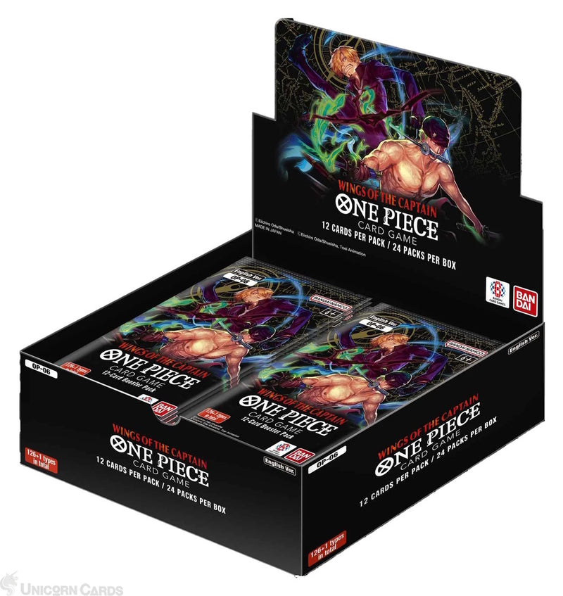 One Piece OP06 - Wings Of The Captain Booster Sealed Booster Box (24 Booster packs)