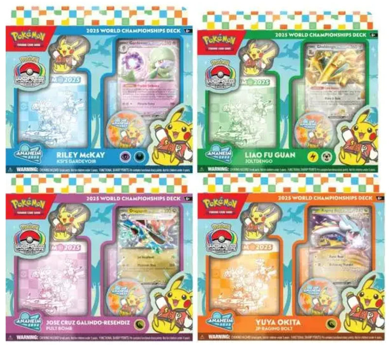 Pokémon TCG: World Championship Decks 2025 - Bundle (One of each deck)