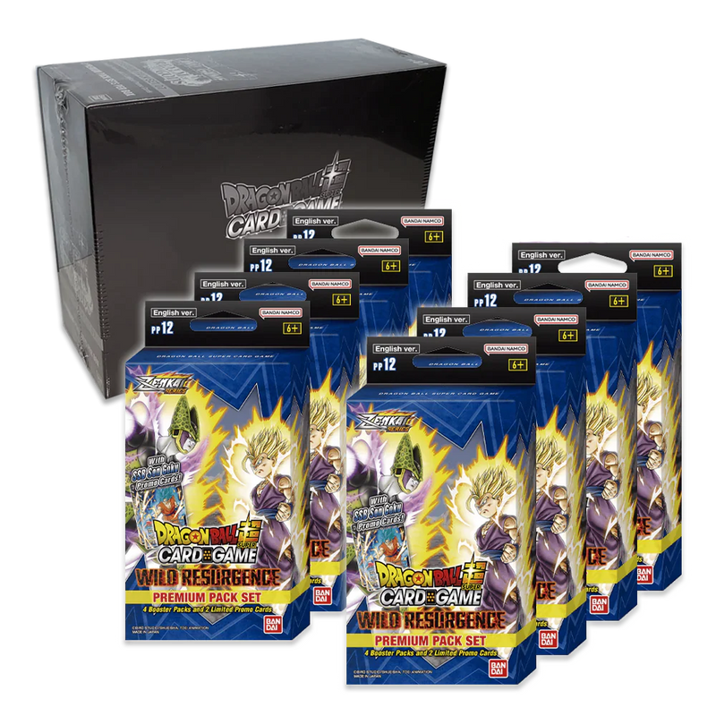 Dragon Ball Super Card Game - Zenkai Series 04- Wild Resurgence - Premium Pack (Display of 8)