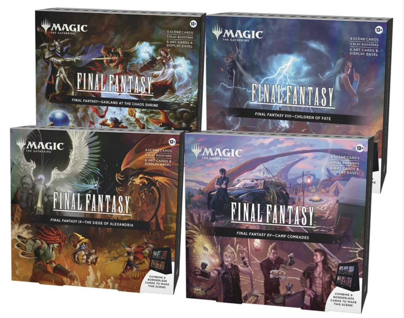 Magic: The Gathering: Final Fantasy Scene Box Set of 4