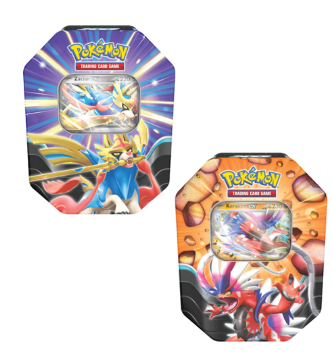 Pokemon Slashing Legends Tin - Set of Two
