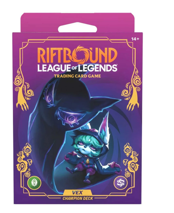 Riftbound: League of Legends Trading Card Game - Unleashed Champion Deck - Vex