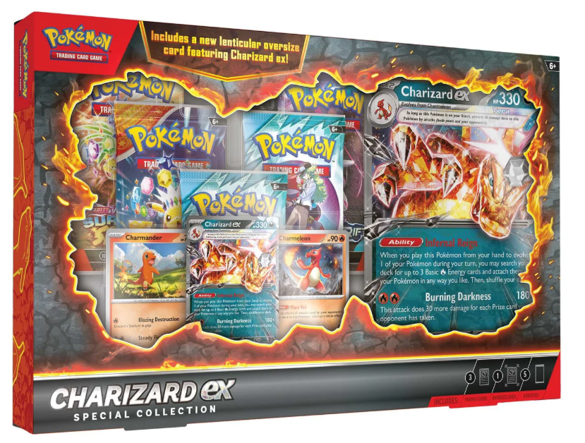 Pokémon TCG: Charizard ex Special Collection Box