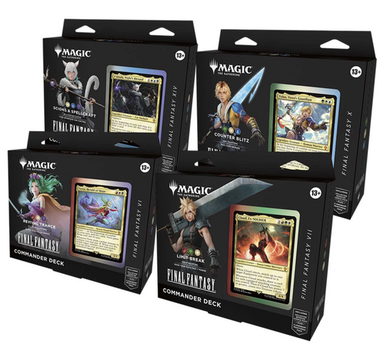 Magic: The Gathering: Final Fantasy Commander Deck (One of each deck)