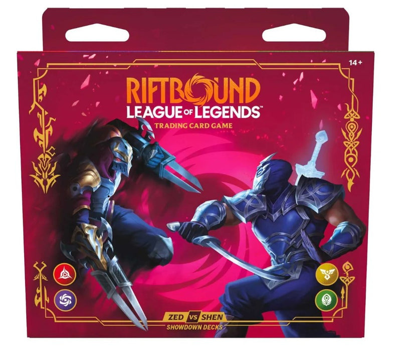 Riftbound: League of Legends Trading Card Game - Vendetta Showdown Decks Zed Vs Shen