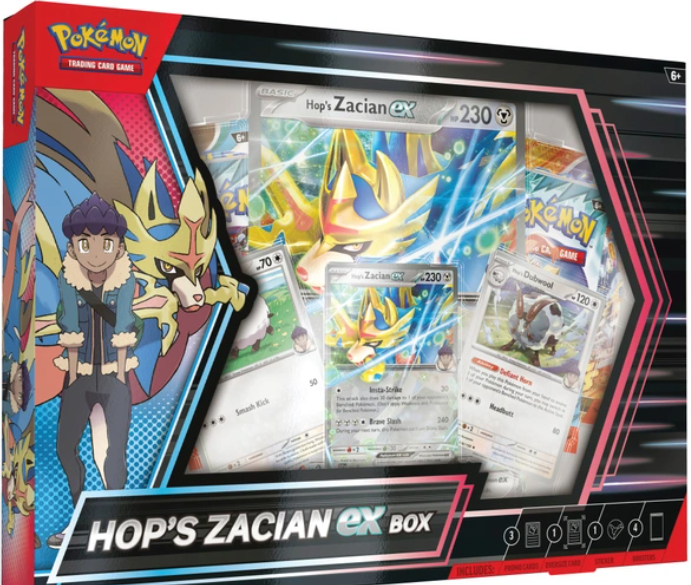 Pokemon TCG: Hop's Zacian ex Box