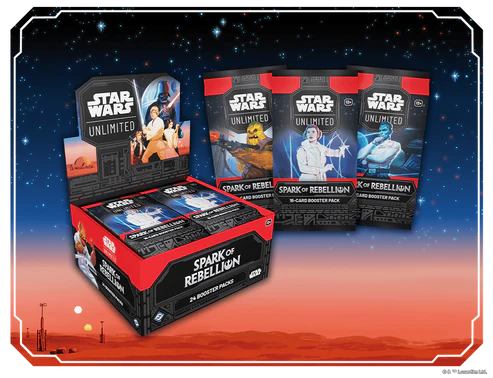 Star Wars: Unlimited Spark of Rebellion Booster Display Box (24 Packs)
