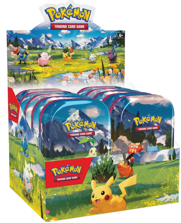 Pokémon TCG: Mega Evolution Ascended Heroes - Mini Tins - Sealed Display - CDU (10)