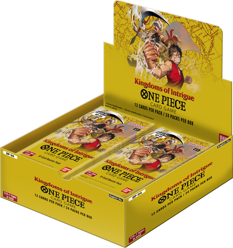 One Piece OP04 - Kingdoms Of Intrigue Sealed Booster Box (24 Booster packs)