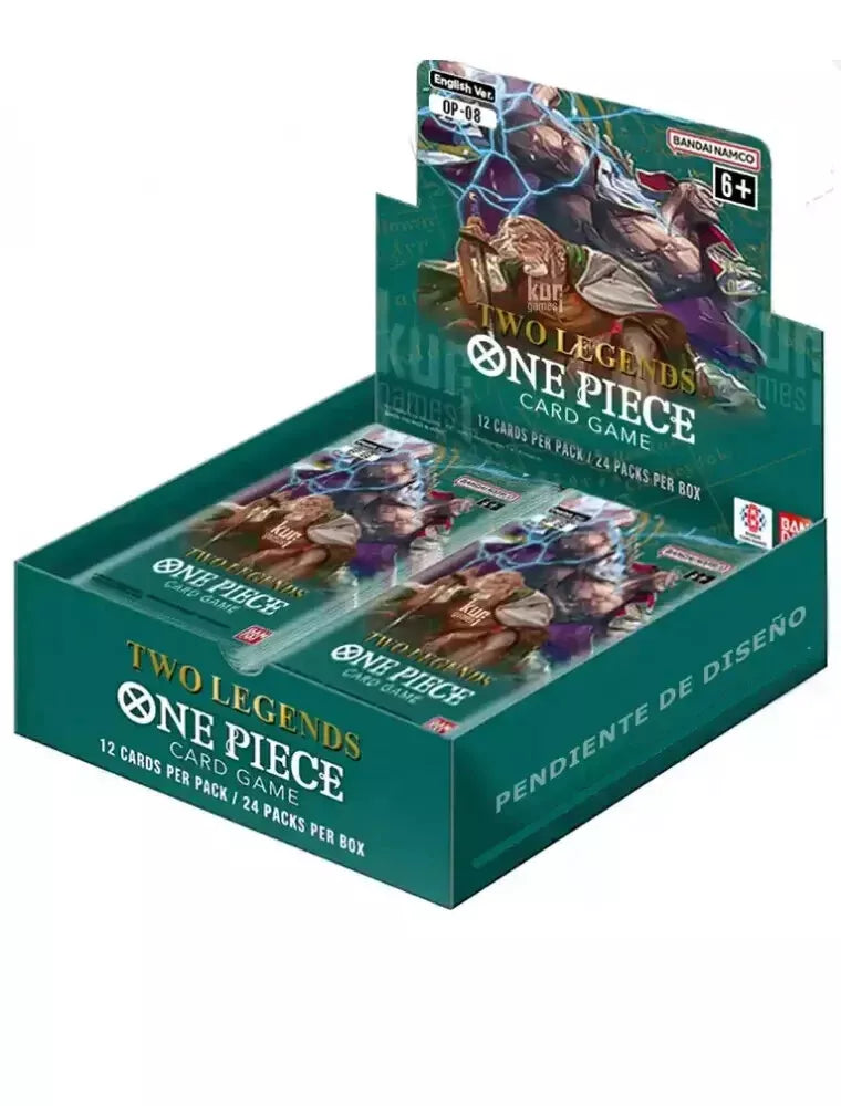One Piece OP08 Two Legends Booster Box (24 Booster packs)