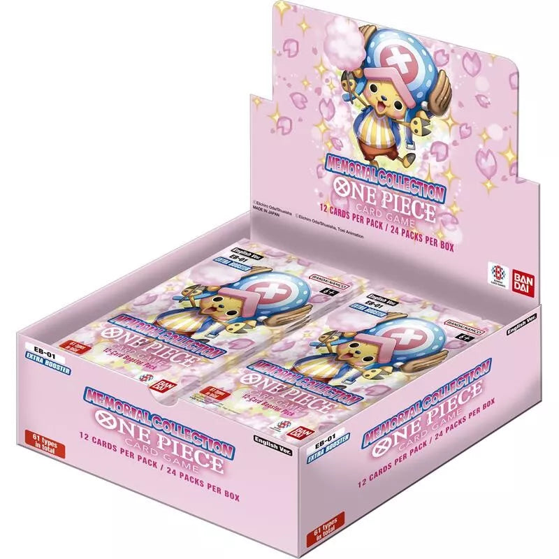 One Piece EB01 - Extra Booster Memorial Collection Booster Display (24 Packs)