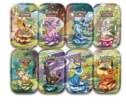 Pokemon - Scarlet & Violet - Prismatic Evolutions - Sealed Mini Tin Display