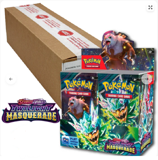 twilight masquerade 18 pack booster box Pokemon Twilight Masquerade Booster Box Case — TCGandMemorabilia