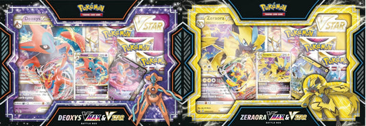 Pokemon - Deoxys / Zeraora VMAX & VSTAR Battle Box (One of each box)
