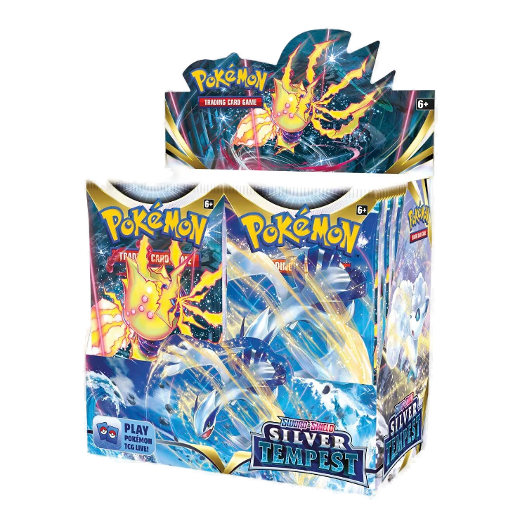 Pokemon Sword & Shield Silver Tempest Booster Box