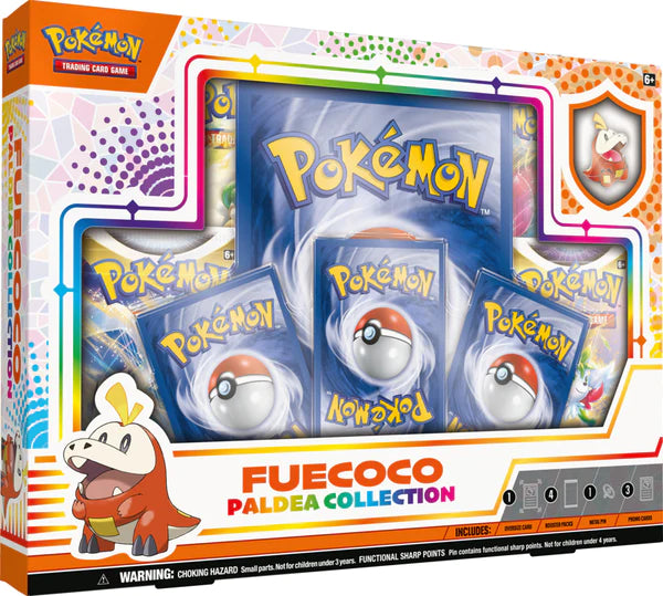 Pokémon TCG: Sprigatito, Fuecoco, and Quaxly Paldea Collection (1 of each)