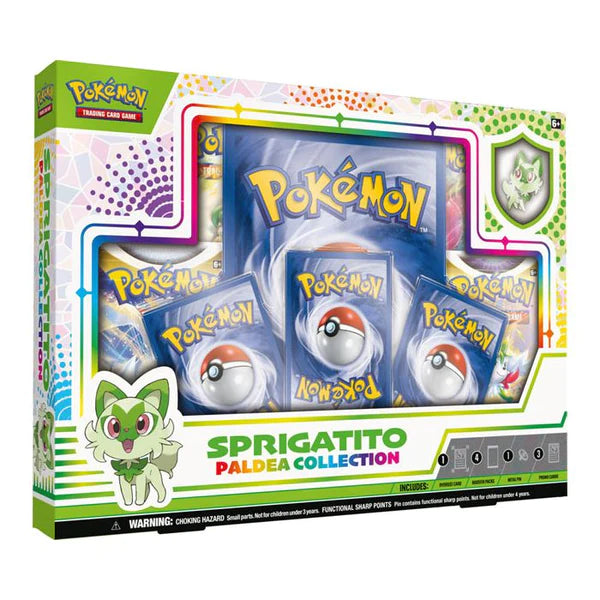 Pokémon TCG: Sprigatito, Fuecoco, and Quaxly Paldea Collection (1 of each)