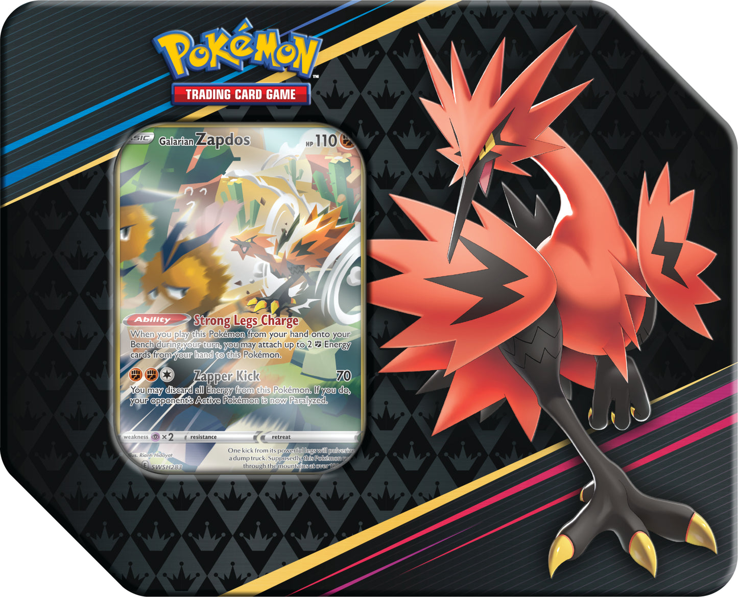 Pokémon TCG: Sword & Shield 12.5 Crown Zenith 7" Tin Set ( 1 of each tin)