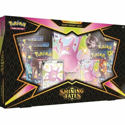 Pokemon Shining Fates Shiny Crobat V/VMax Premium Collection Box