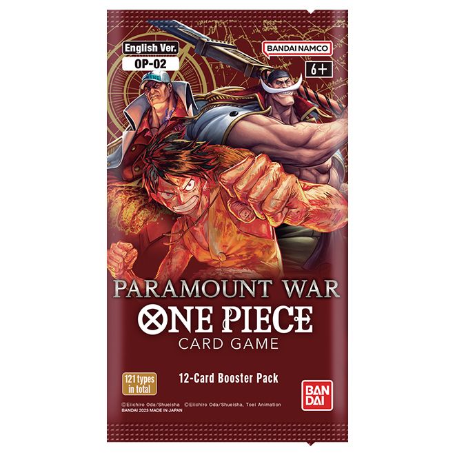 One Piece OP02 - Paramount War Sealed Booster Box (24 Booster packs)